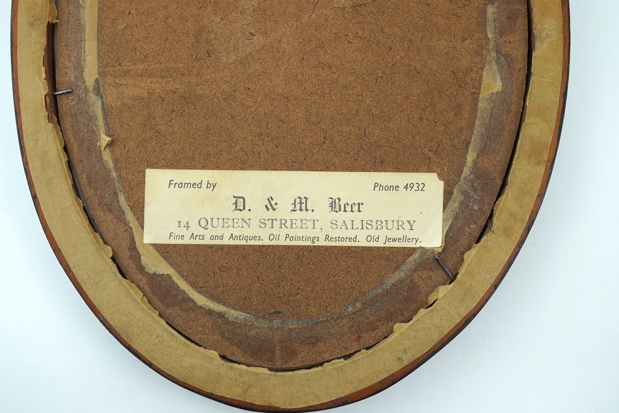 A late 19th century English pate sur pate oval porcelain plaque in the style of Louis Solon